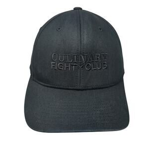 Culinary Fight Club Fitted Baseball Cap Black XL Lightweight Embroidered Flexfit